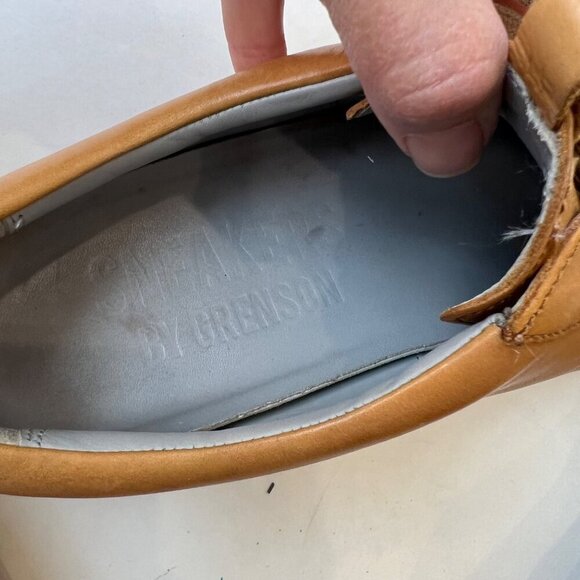 Grenson Leather Men sneakers, brown /tan, Size 8 - Picture 9 of 11